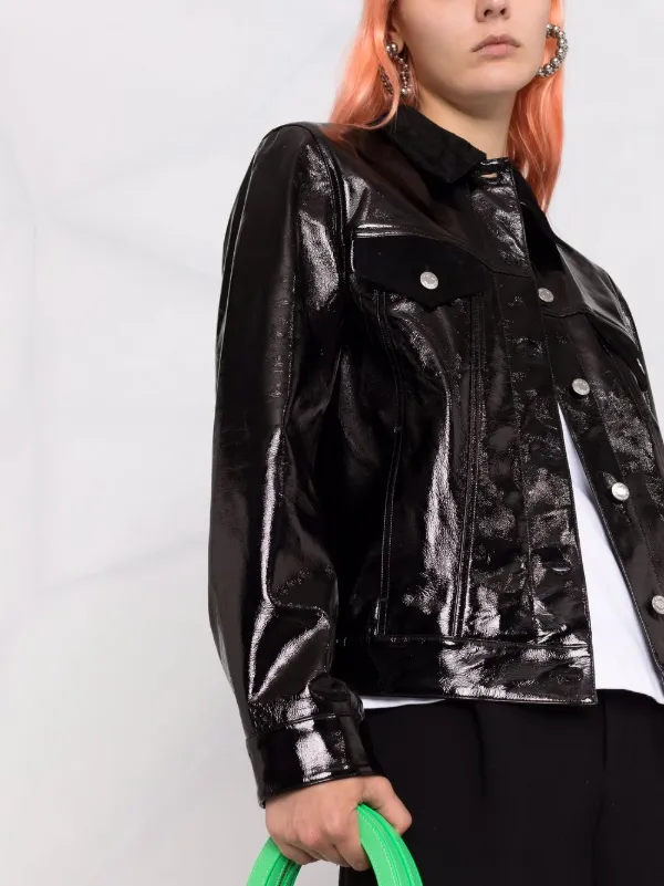 helmut lang vinyl jacket