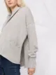 Ma'ry'ya alpaca wool-blend side-slit cardigan