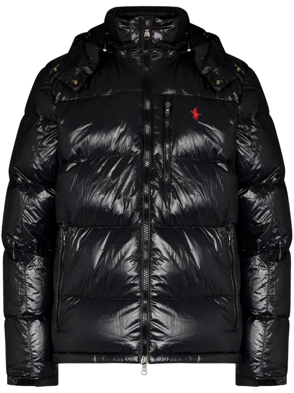 Shop Polo Ralph Lauren padded duck-feather hooded jacket with Express  Delivery - FARFETCH