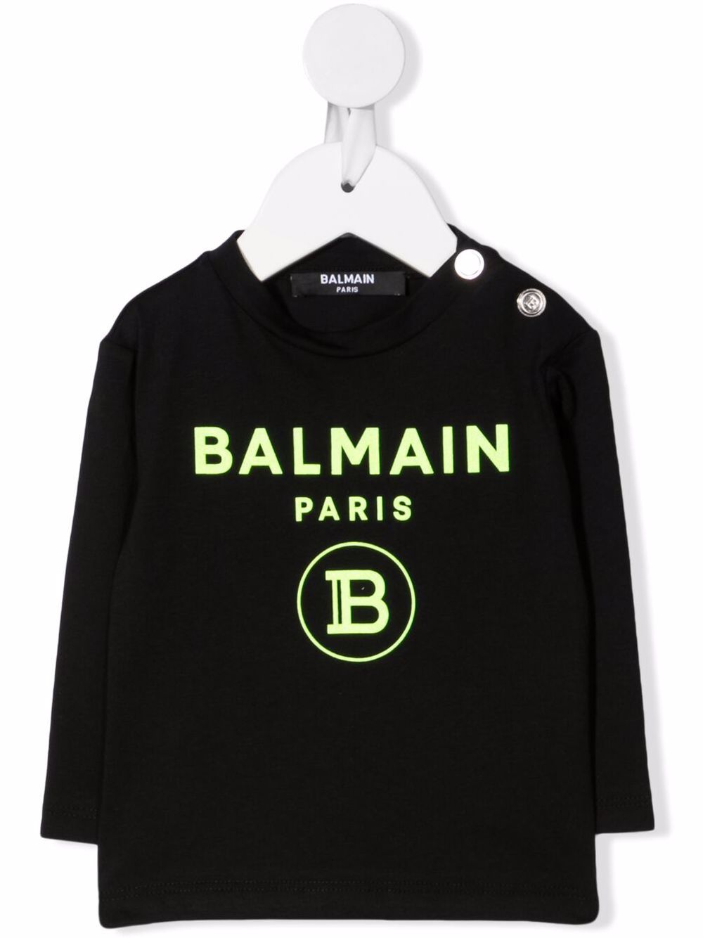 фото Balmain kids футболка с логотипом