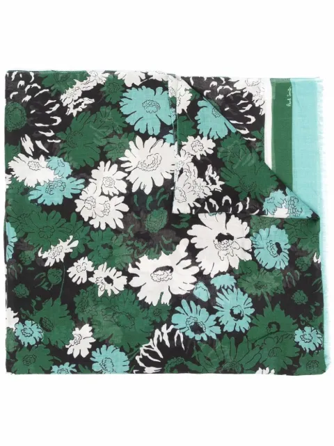 PAUL SMITH Echarpe com estampa floral corrida