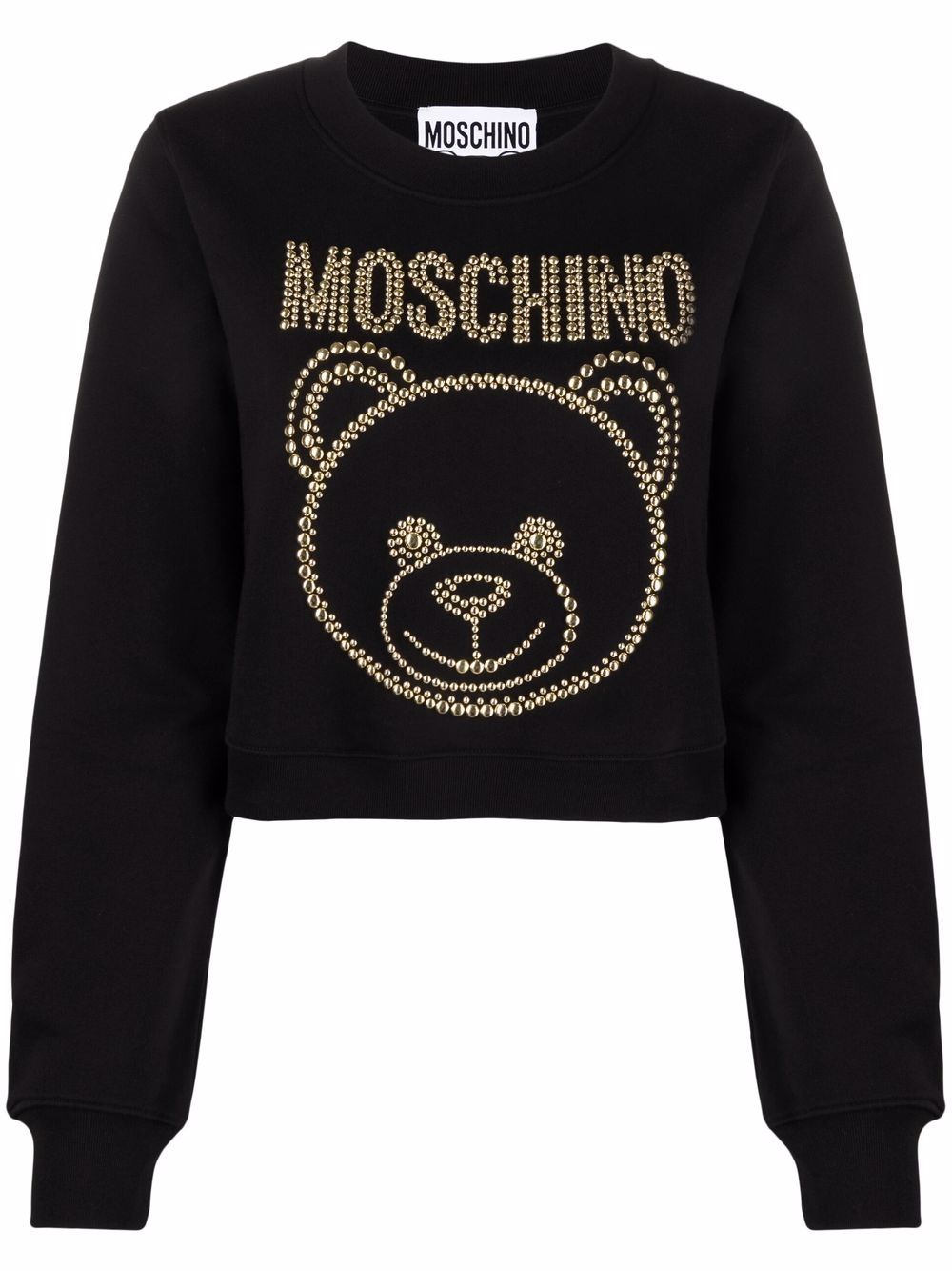 фото Moschino толстовка с декором teddy bear