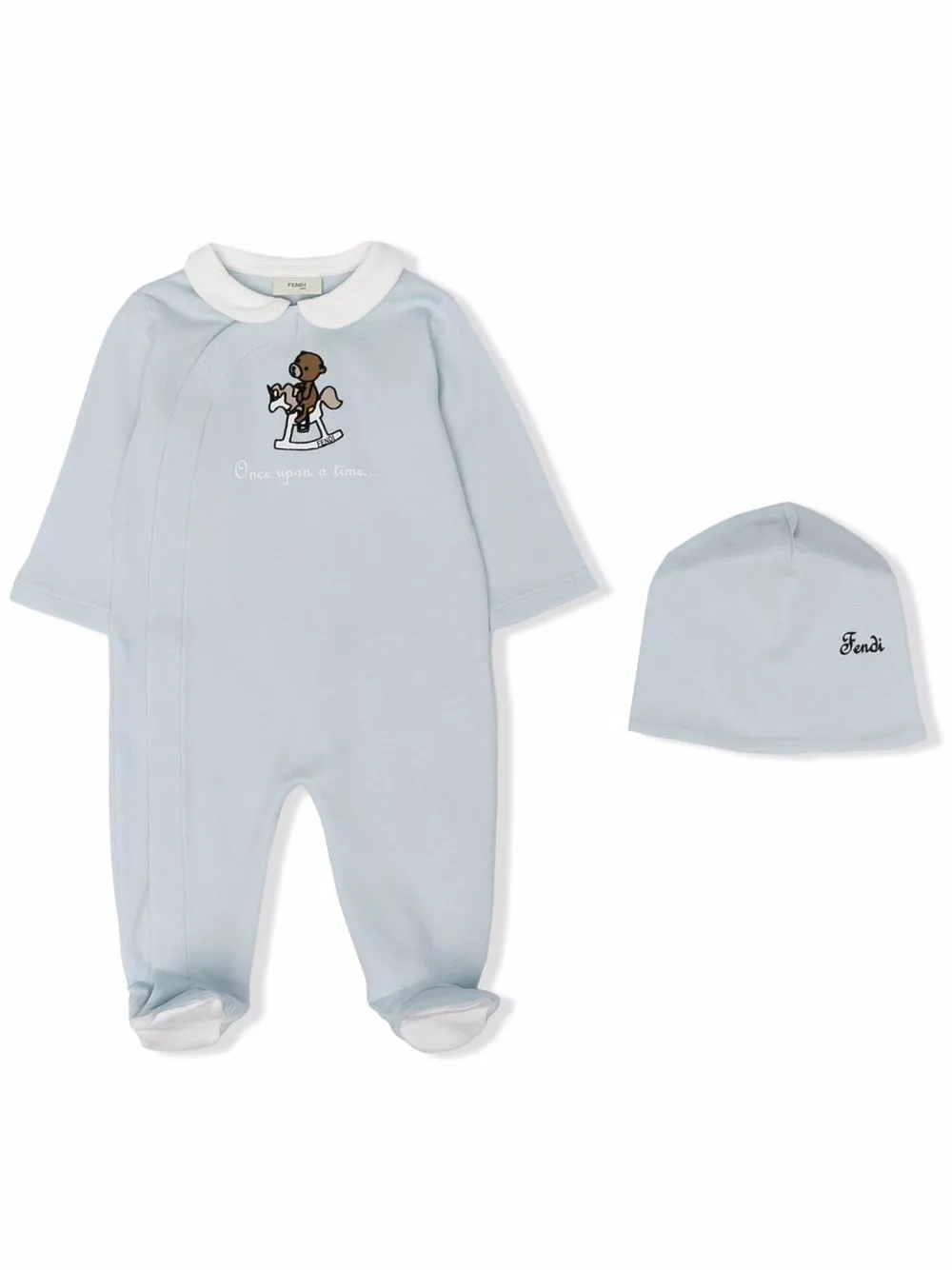 Fendi Kids пижама с принтом