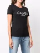 Calvin Klein floral logo print T-shirt