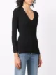 Calvin Klein V-neck ribbed-knit jumper