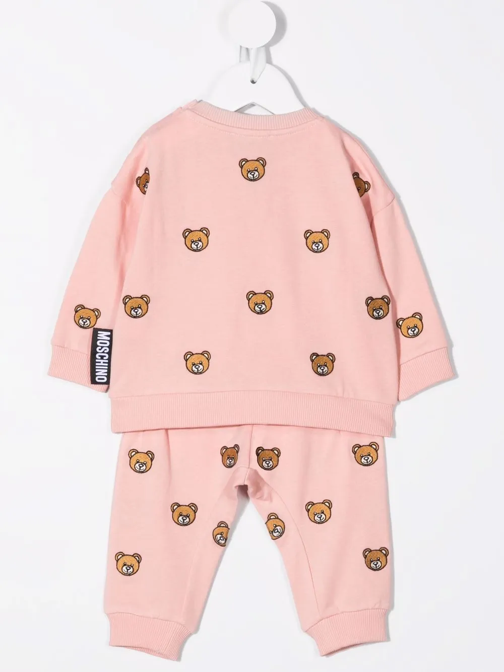 фото Moschino kids спортивный костюм с принтом teddy bear