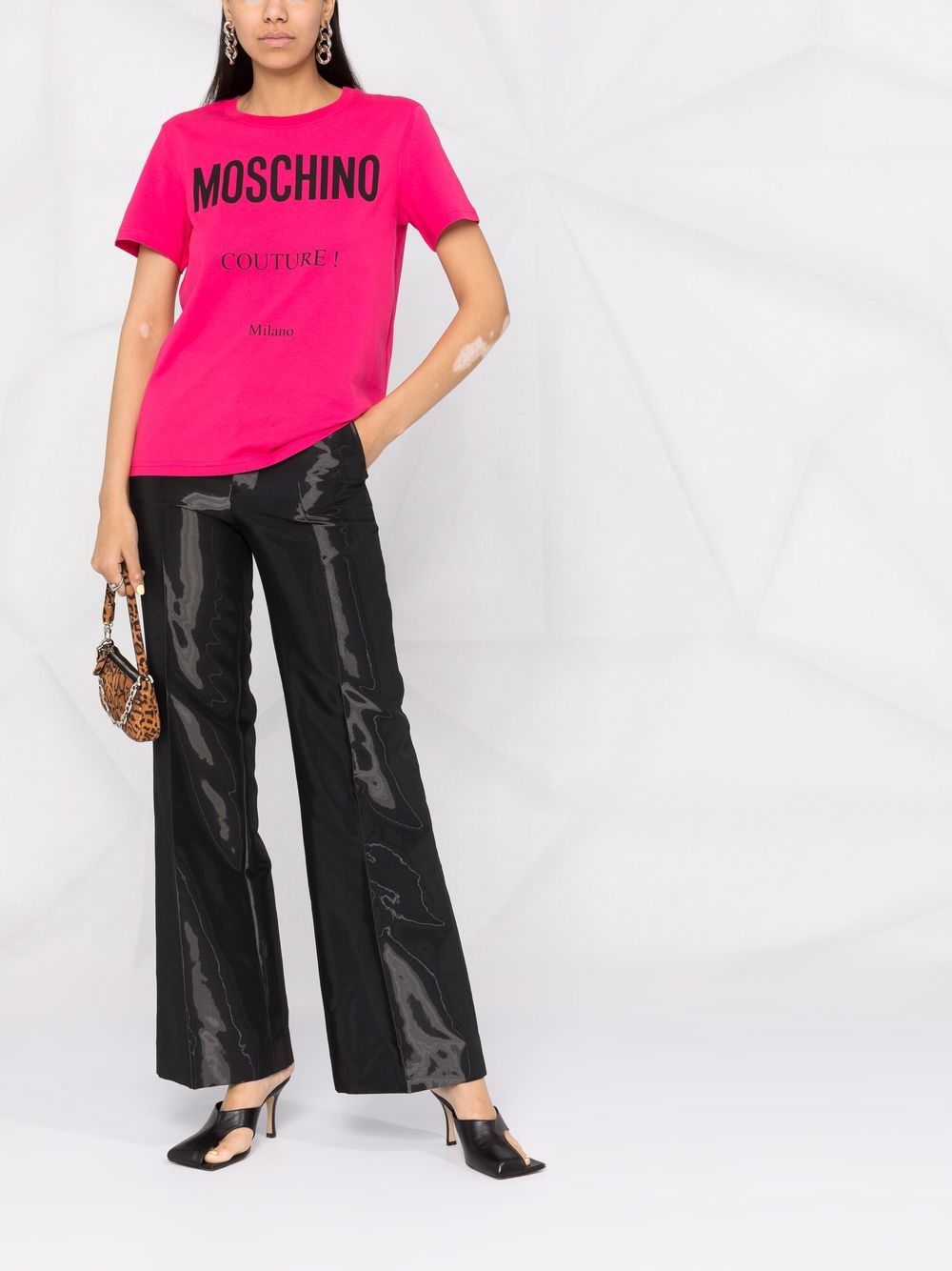 фото Moschino футболка с логотипом