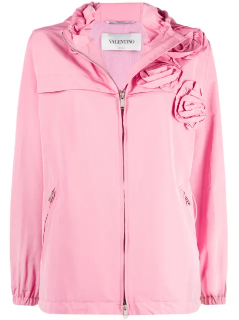 Valentino Rose Blossom hooded jacket