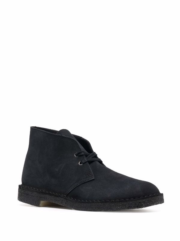 Fashion clarks desert boot blue grey