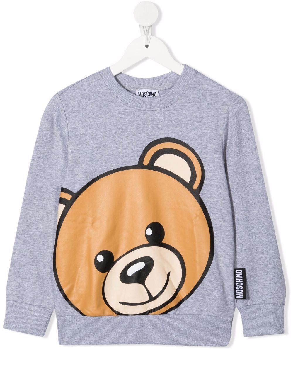 фото Moschino kids толстовка с принтом toy bear