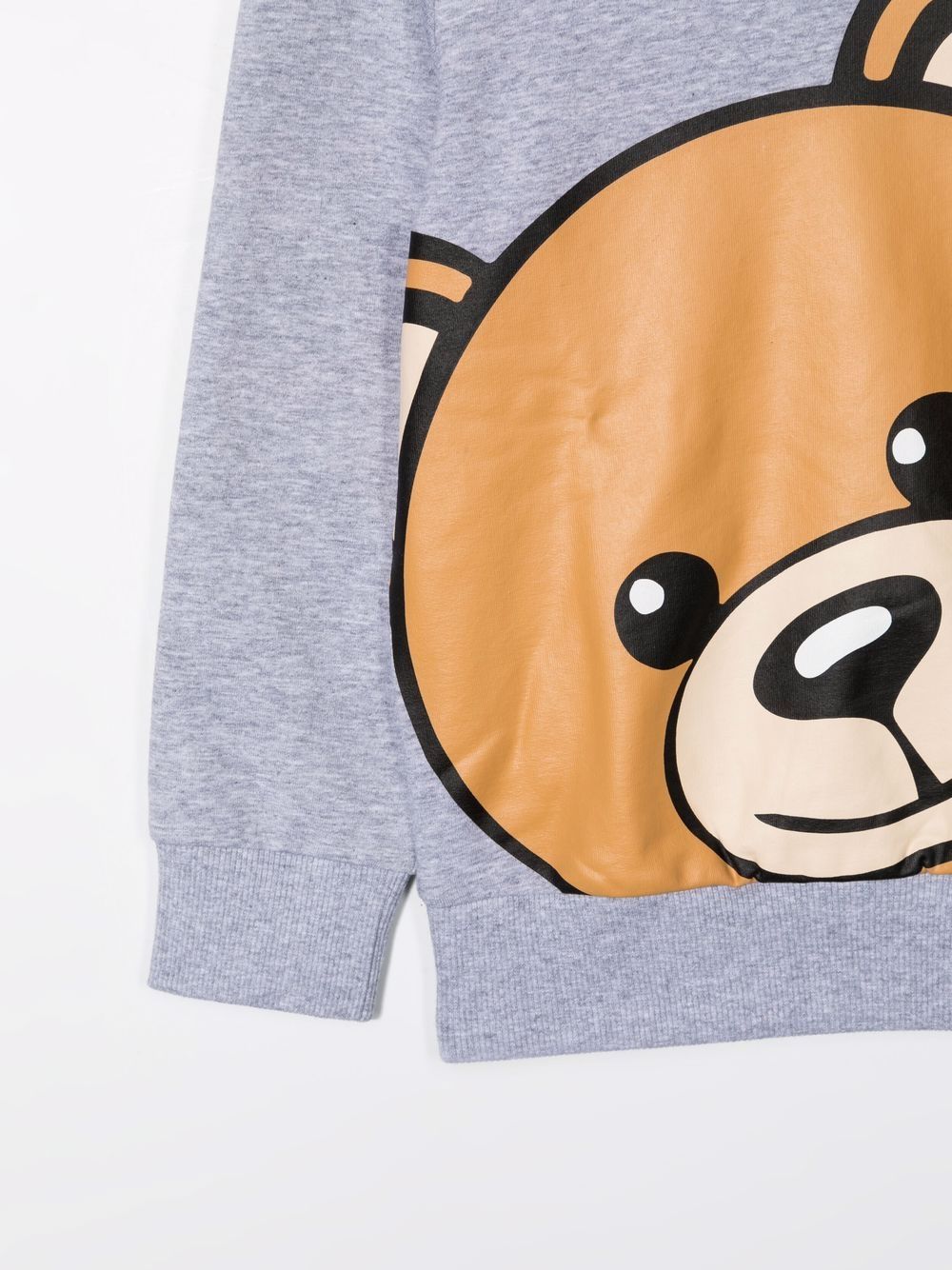 фото Moschino kids толстовка с принтом toy bear