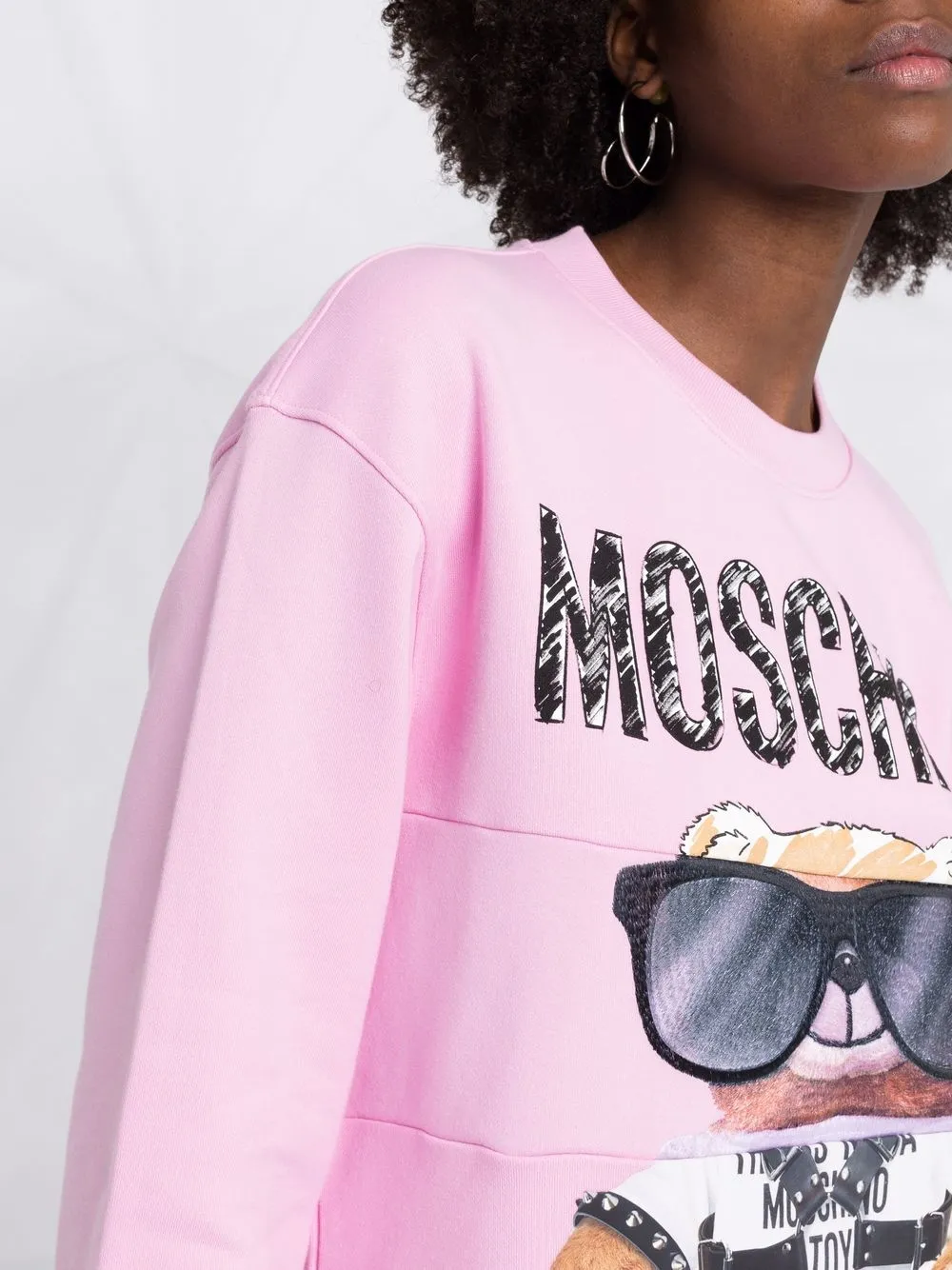 фото Moschino толстовка teddy bear с логотипом