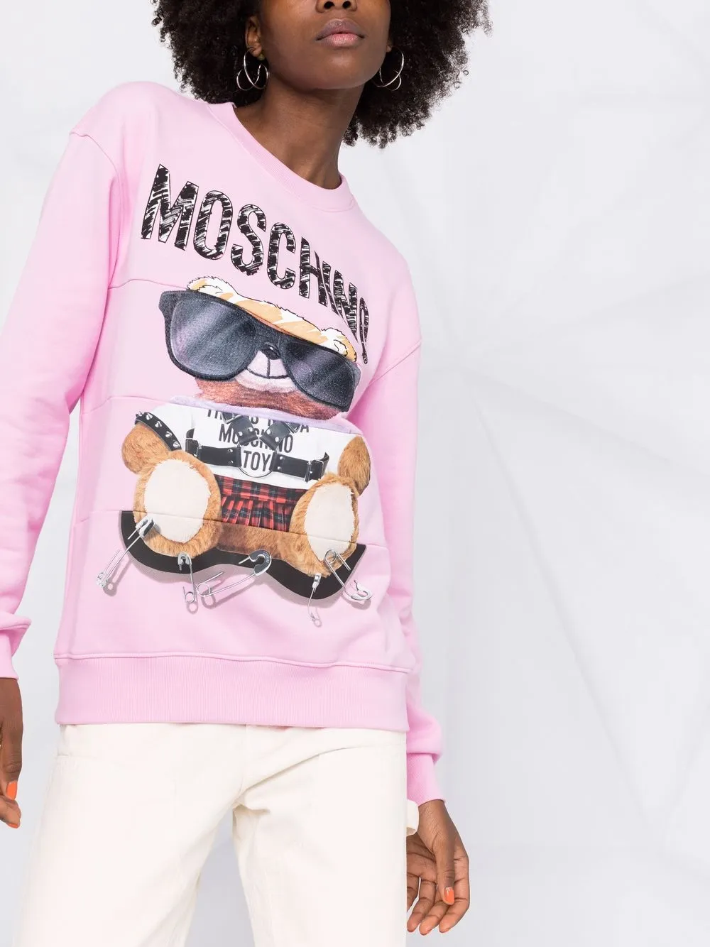 фото Moschino толстовка teddy bear с логотипом