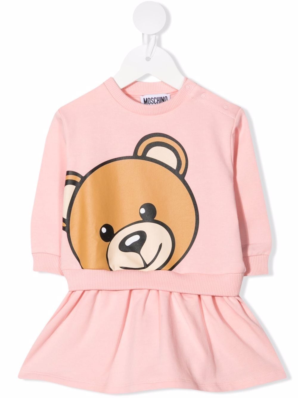 MOSCHINO TEDDY BEAR-PRINT SWEATSHIRT DRESS