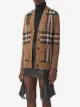 Burberry Cardigan xadrez de cashmere e lã mistas