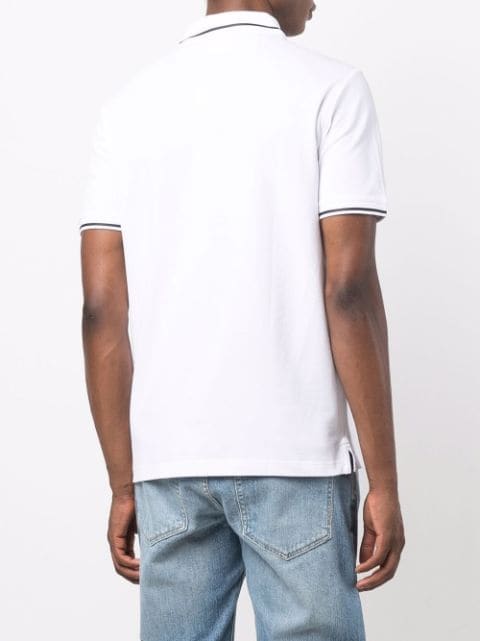 Calvin Klein logo-print Polo Shirt - Farfetch