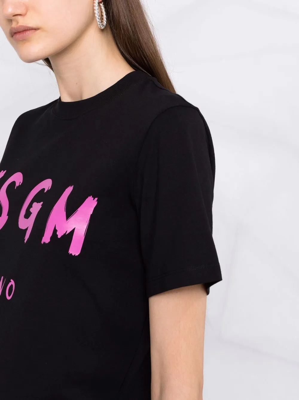 фото Msgm футболка с логотипом