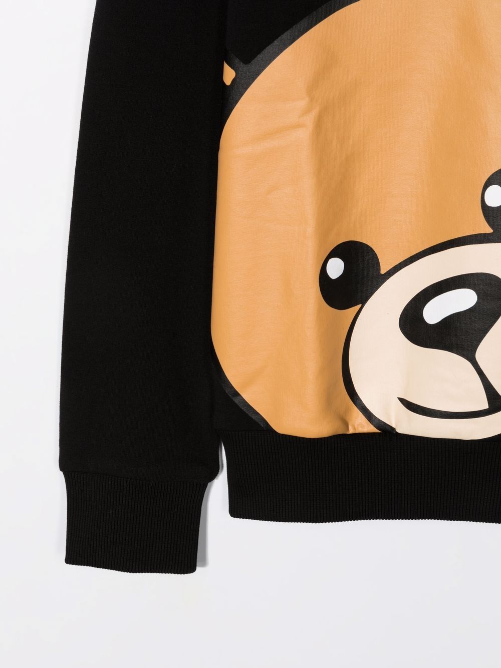 фото Moschino kids толстовка с принтом teddy bear