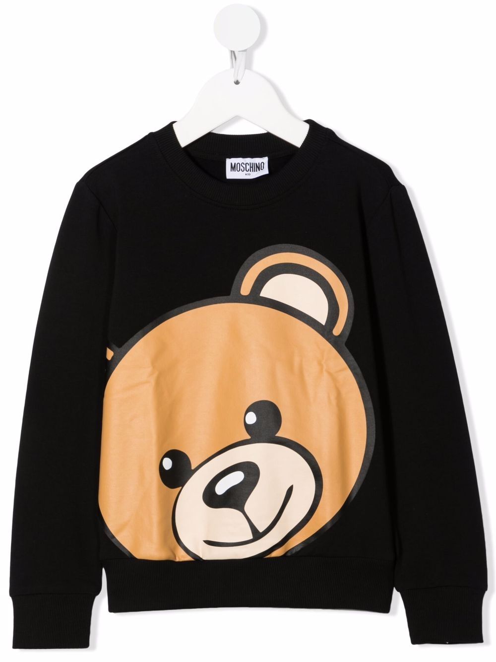 фото Moschino kids толстовка с принтом teddy bear