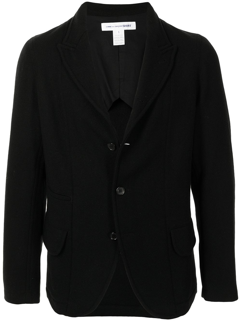 

Comme Des Garçons Shirt blazer con botones - Negro