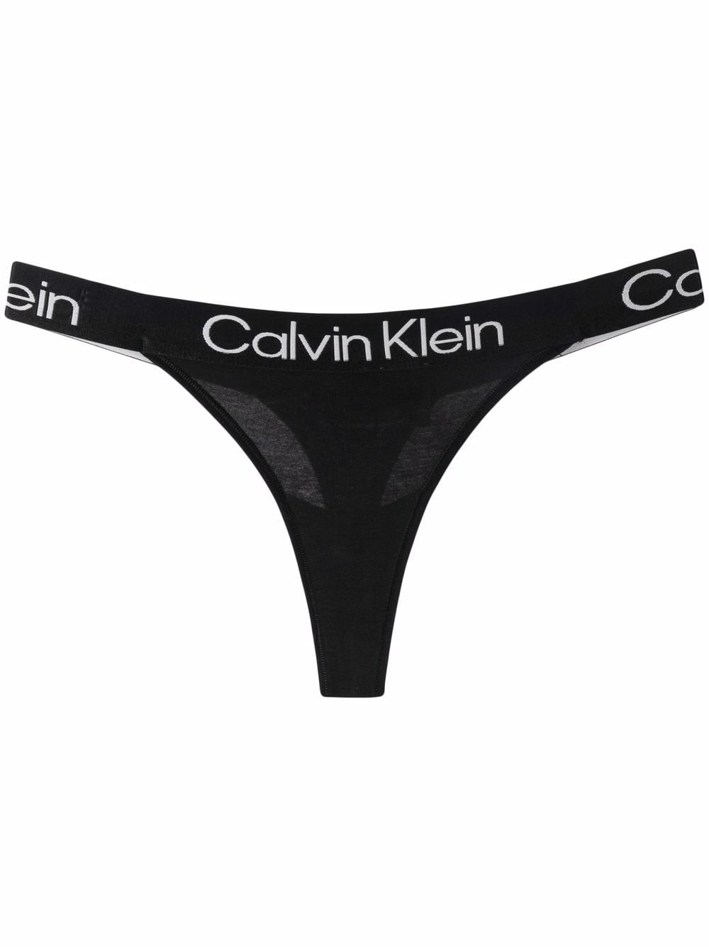 Calvin Klein logo-waistband Thong - Farfetch