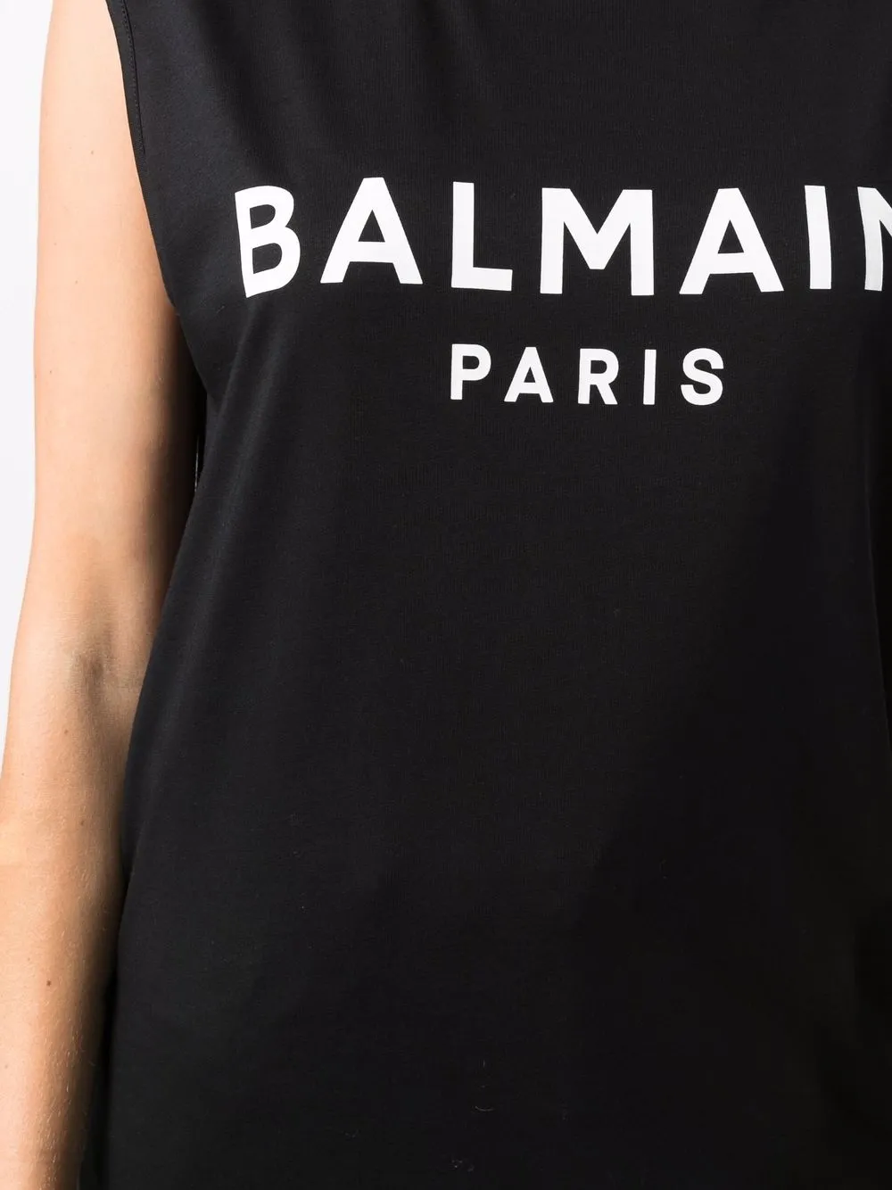 фото Balmain топ с декоративными пуговицами и логотипом