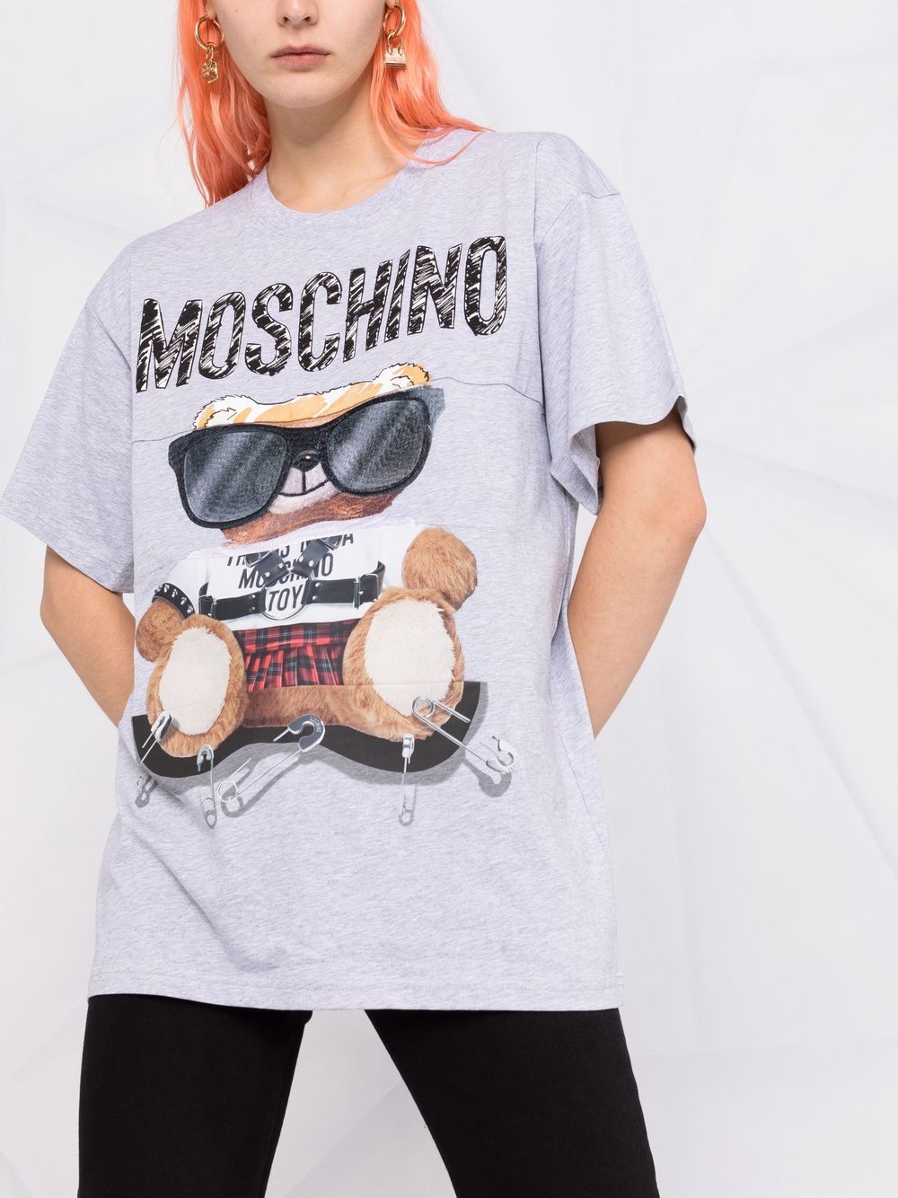 фото Moschino футболка teddy bear с логотипом