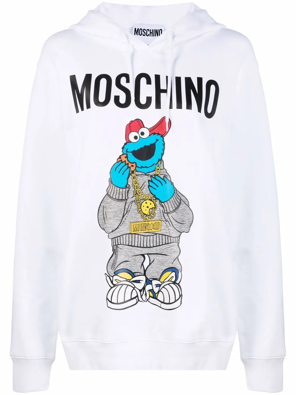 фото Moschino худи sesame street© с логотипом