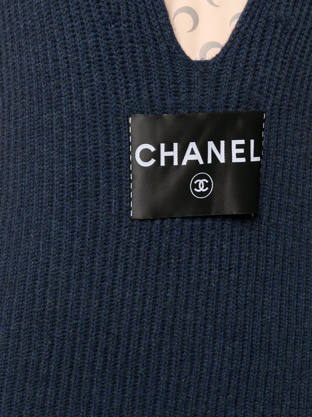 Chanel cashmere black dress 2008