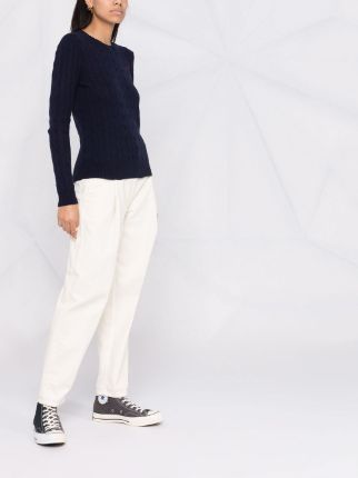 Polo Pony cable-knit jumper展示图