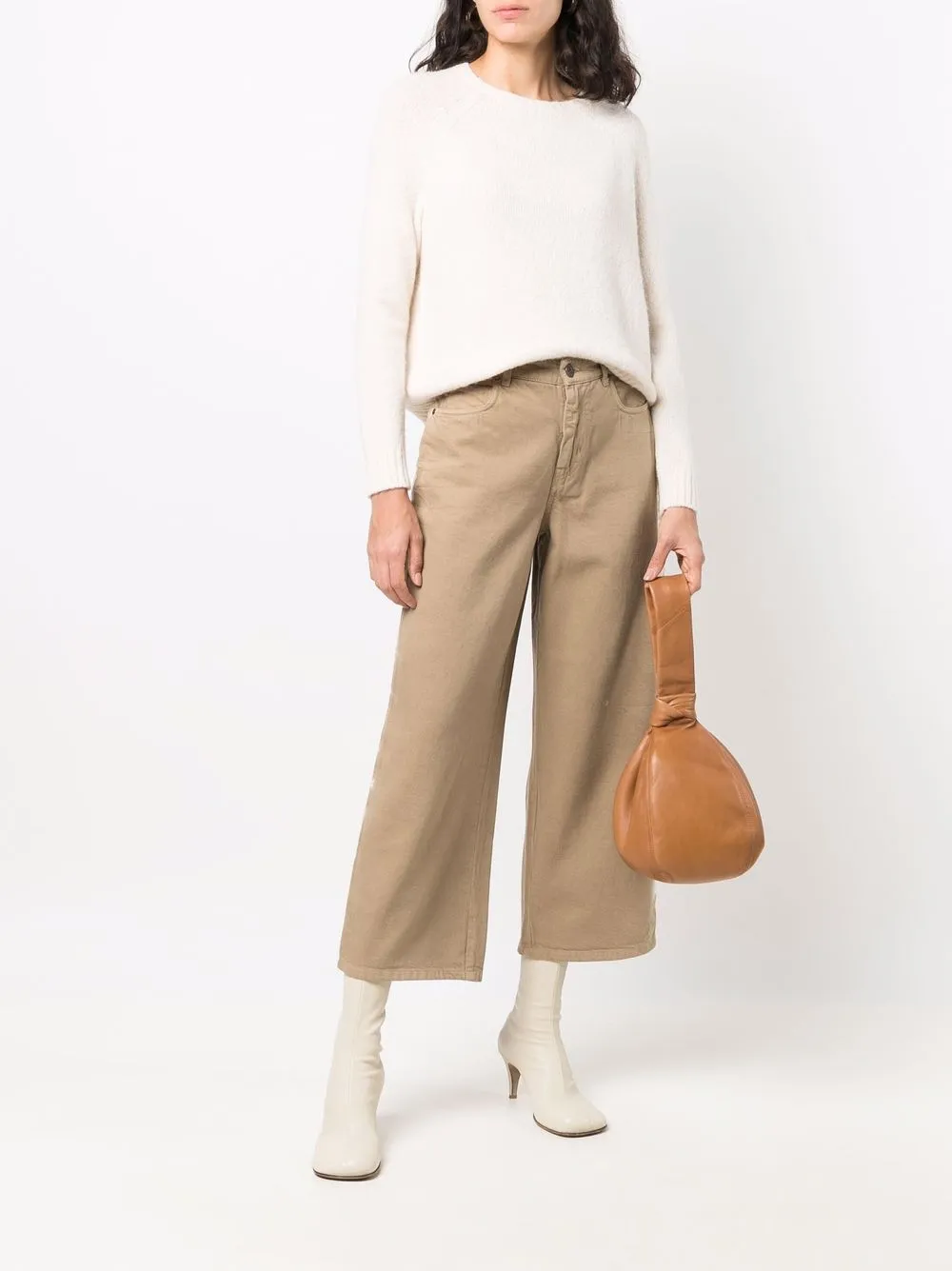 Weekend Max Mara Trui met ronde hals Beige