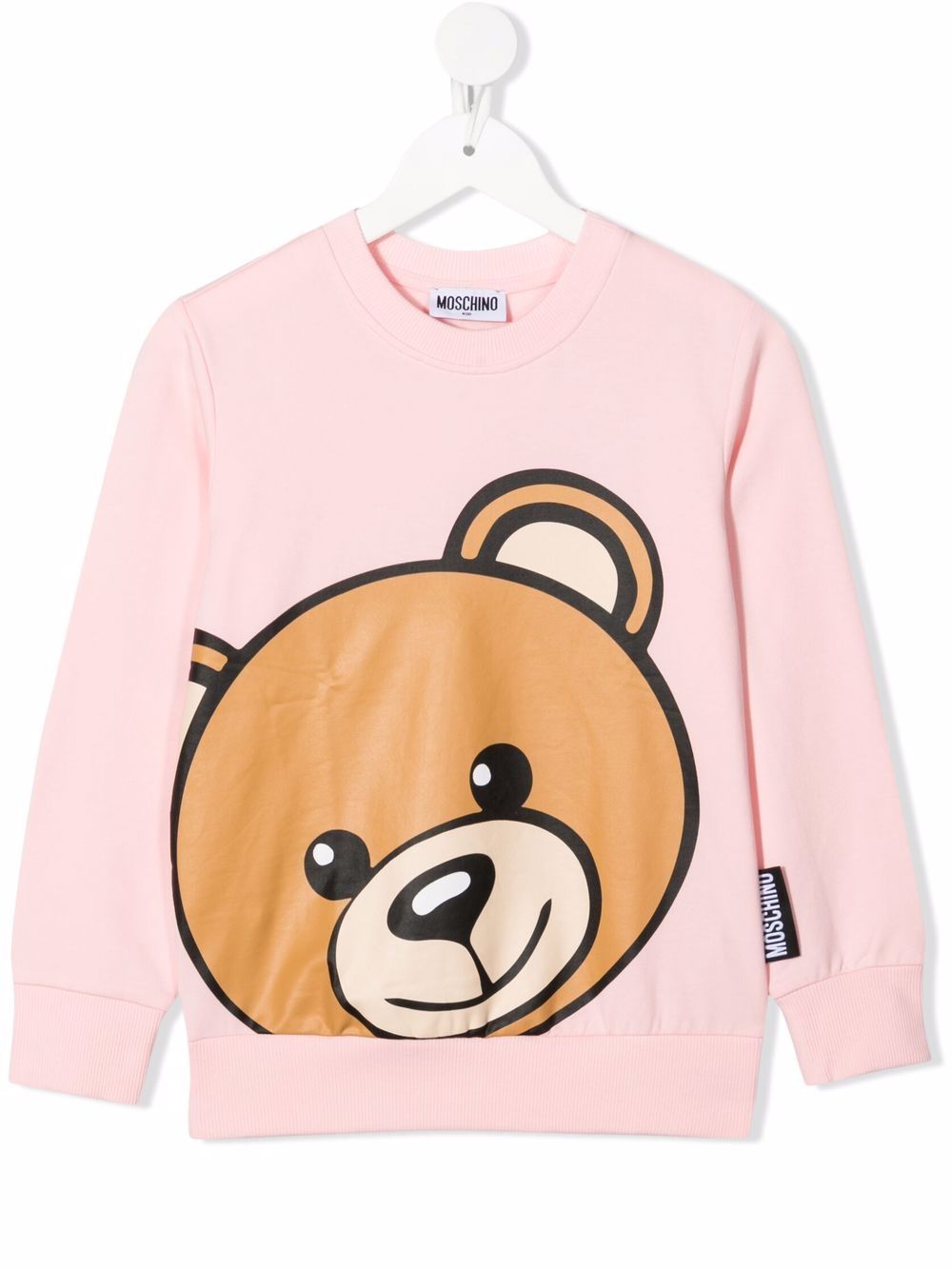 фото Moschino kids толстовка с принтом toy bear