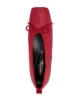 Comme Des Garçons Comme Des Garçons square-toe ballerina shoes