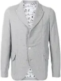 Comme Des Garçons Shirt single-breasted cotton blazer - Grey