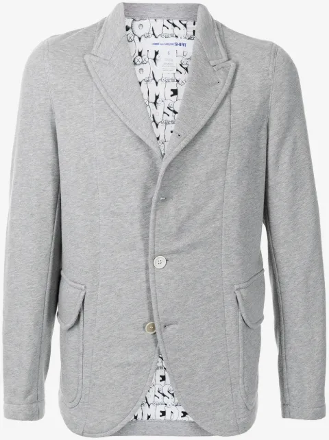 Comme Des Garçons Shirt blazer à simple boutonnage