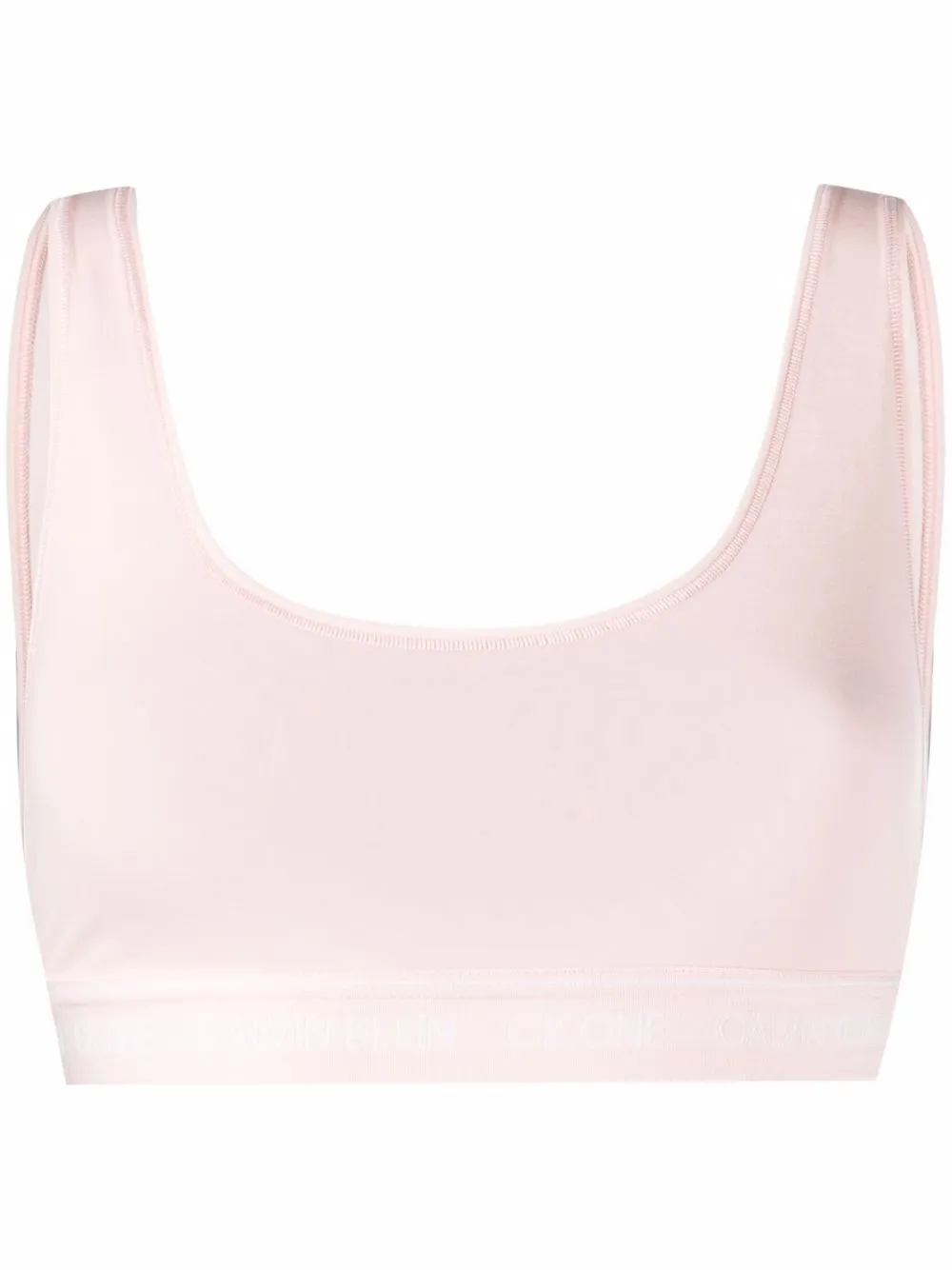 

Calvin Klein bralette con logo estampado - Rosado