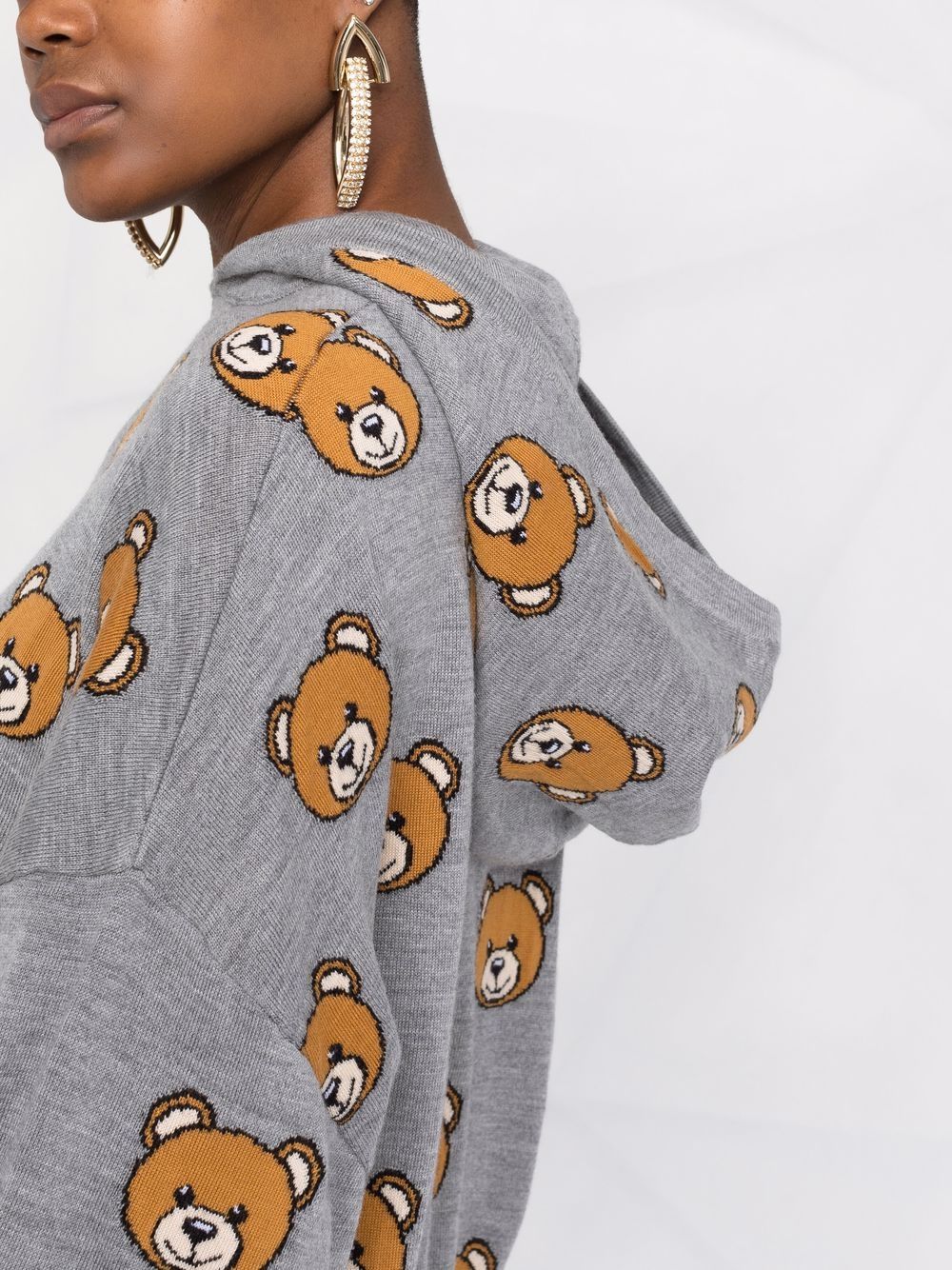 фото Moschino худи teddy bear вязки интарсия