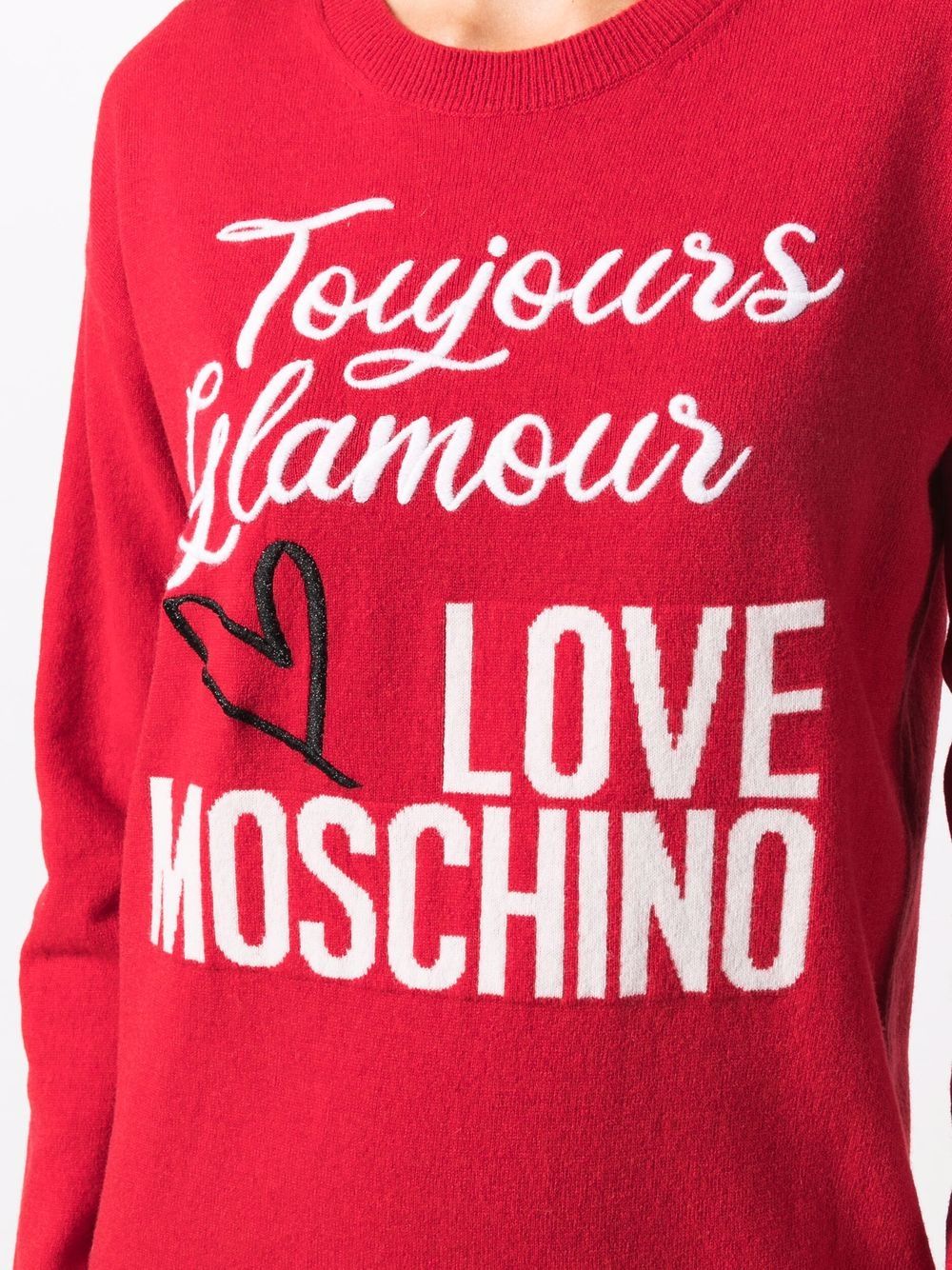 фото Love moschino трикотажное платье с логотипом