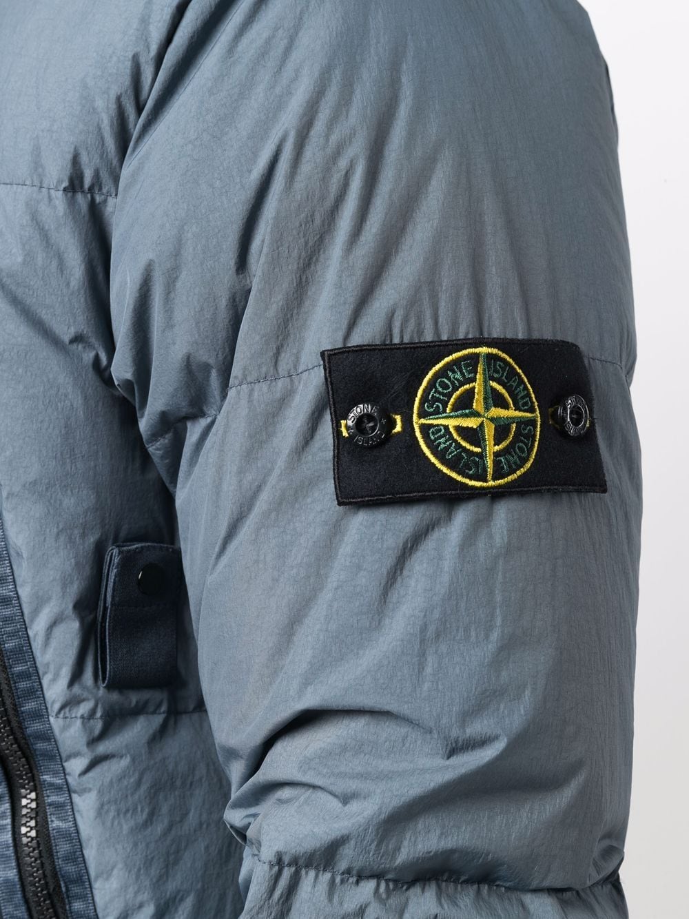 фото Stone island пуховик с капюшоном