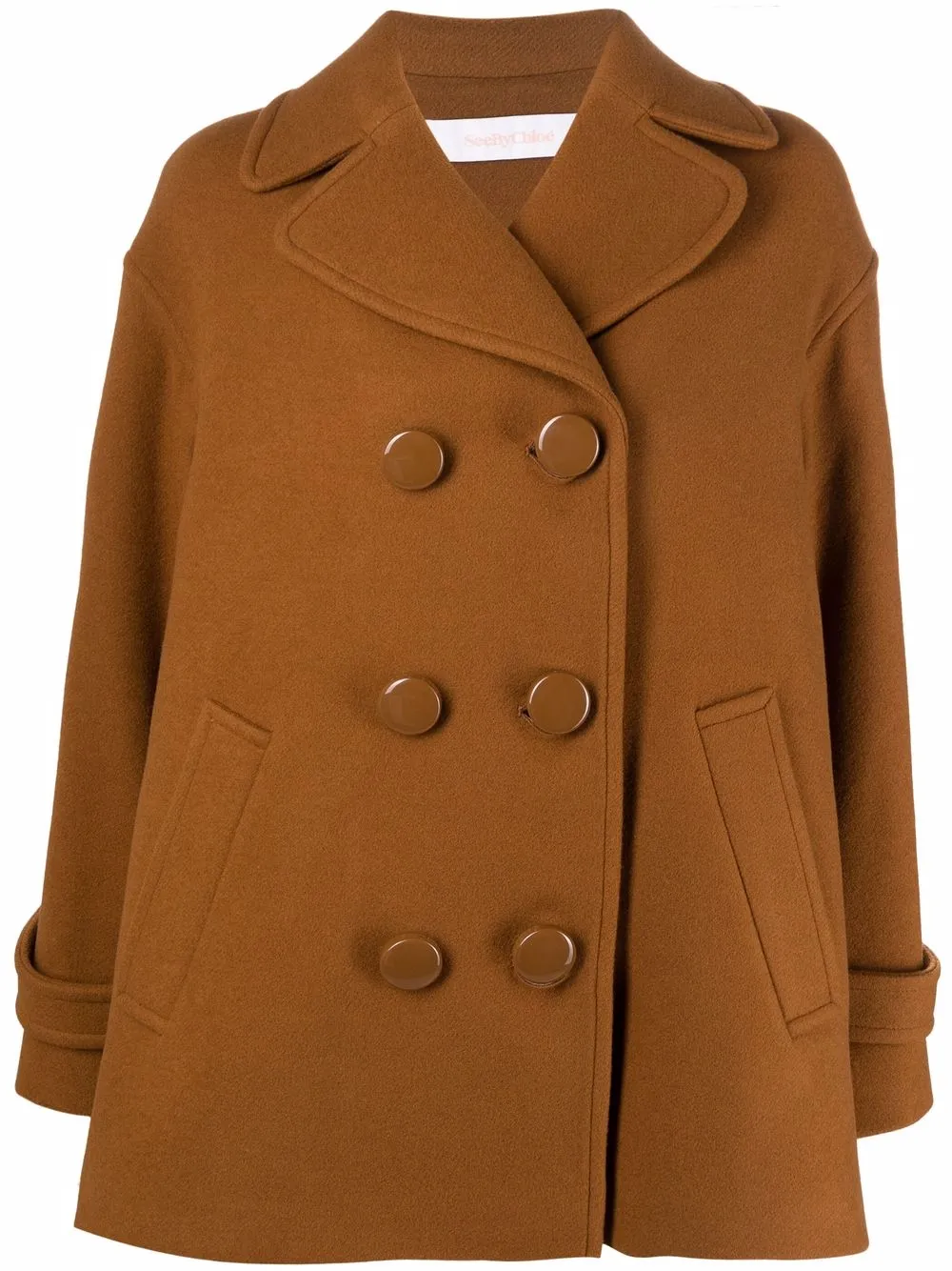 See by Chloé double-breasted coat