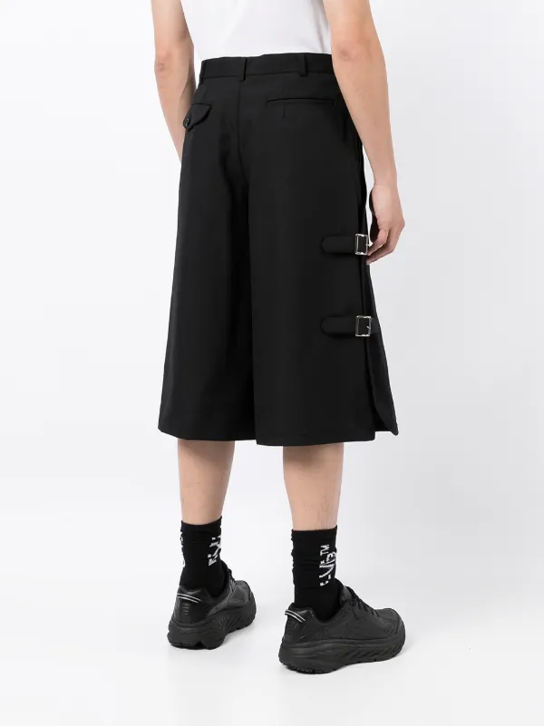 Comme Des Garçons Homme Plus Buckled wide-leg Shorts - Farfetch