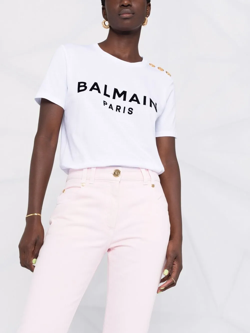 фото Balmain футболка с логотипом