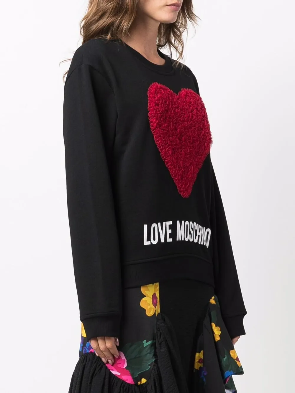 фото Love moschino толстовка с логотипом