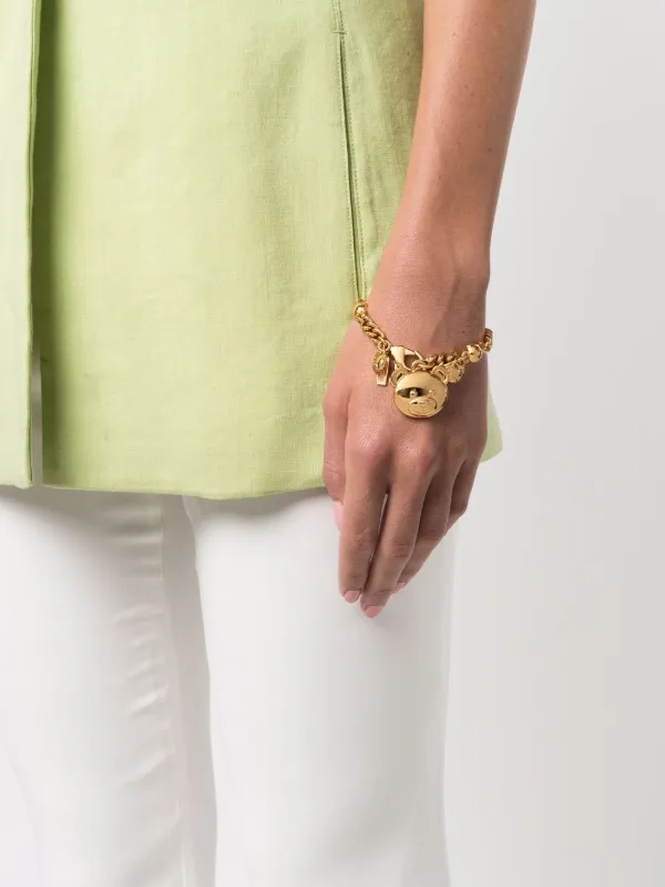 moschino charm bracelet
