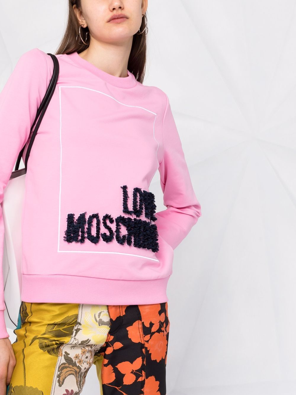 фото Love moschino толстовка с логотипом