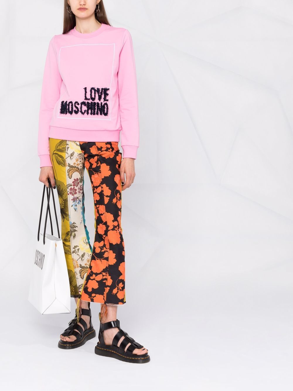 фото Love moschino толстовка с логотипом