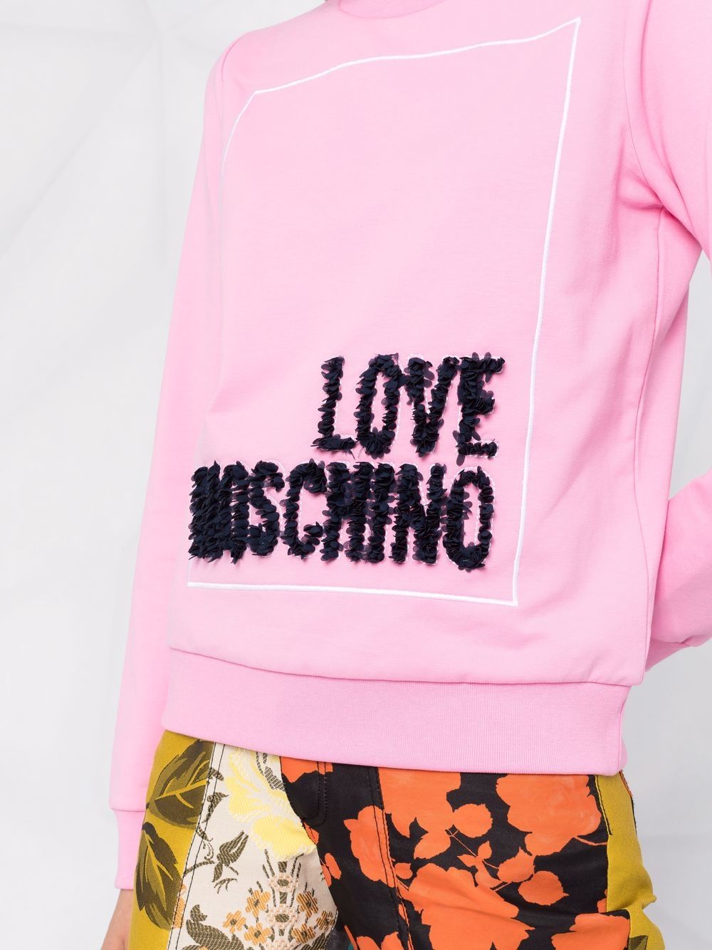 фото Love moschino толстовка с логотипом