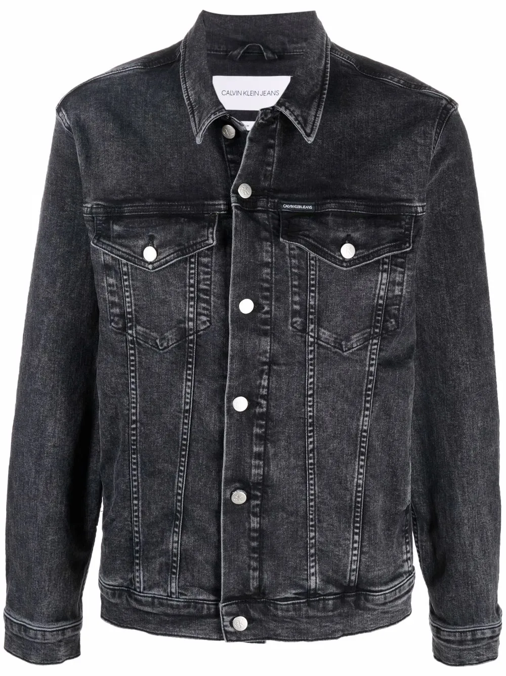 фото Calvin klein jeans джинсовая куртка на пуговицах