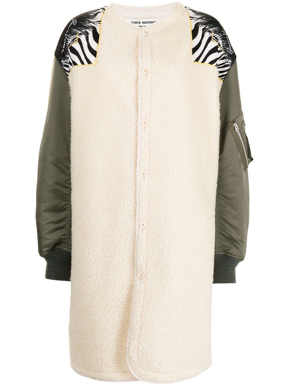 Junya Watanabe baroque-pattern print bomber jacket | Smart Closet