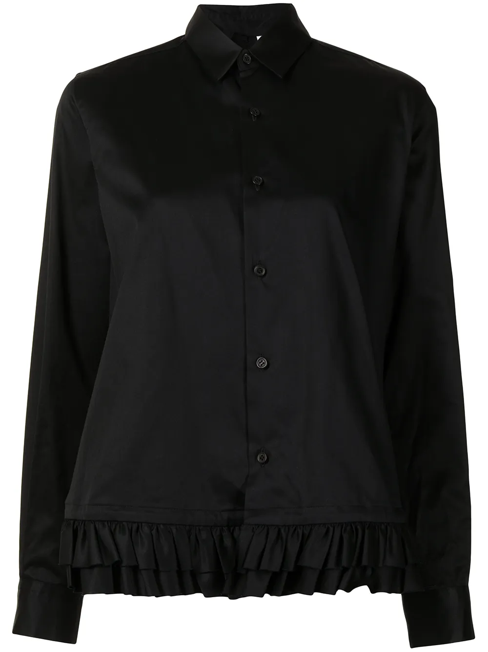 фото Comme des garçons noir kei ninomiya рубашка с оборками